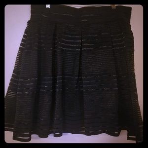 Torrid Black Flare Party Skirt